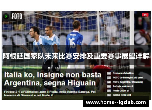 阿根廷国家队未来比赛安排及重要赛事展望详解